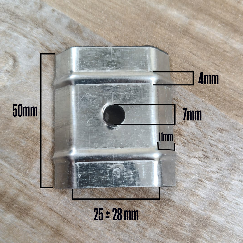 Cyclone Washer (Galvanized + EVA Foam) : Pack Of 200 Pcs - Screws Not Included