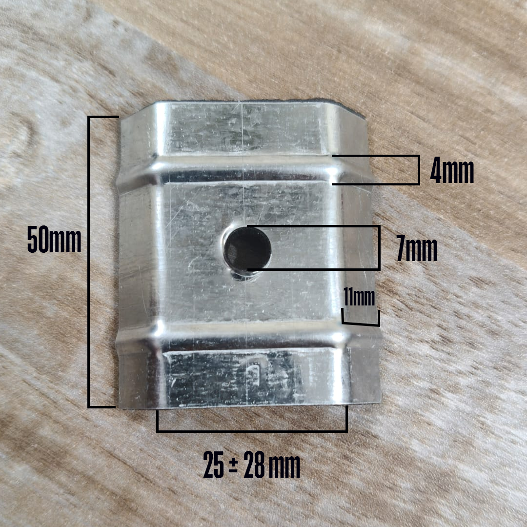 Cyclone Washer (Galvanized + EVA Foam) : Pack Of 200 Pcs - Screws Not Included